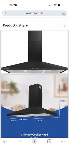 Russell hobbs 90cm chimney - hobbs,