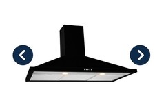 Leisure 100cm Black Wall